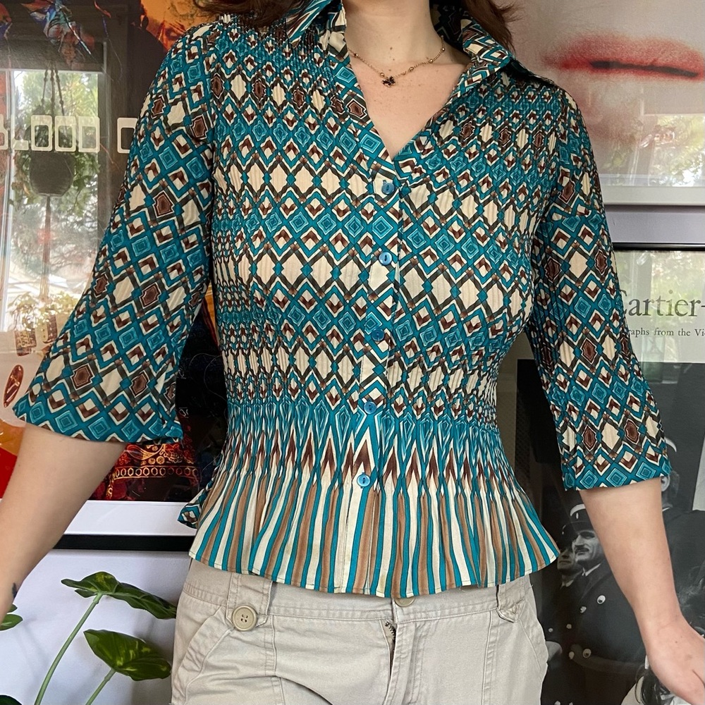 Funky patterned blouse - Picture 4 of 4